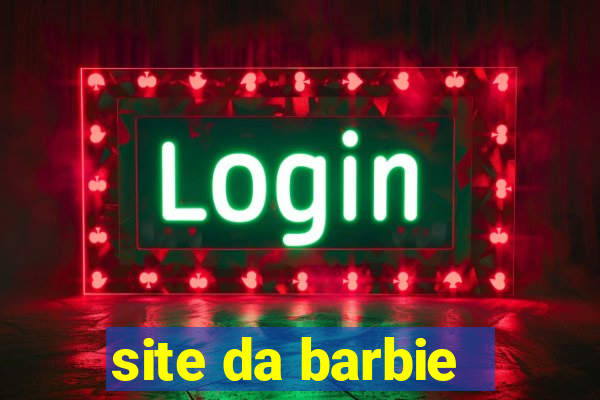 site da barbie - jogos